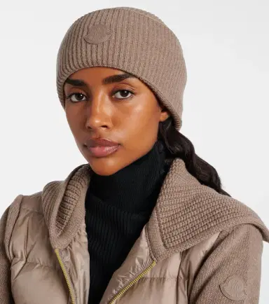 Moncler Wool and cashmere beanie | Thumbnail 4 Moncler Wool and cashmere beanie | Thumbnail 4