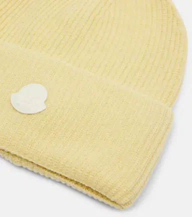 Moncler Logo wool and cashmere beanie | Thumbnail 2 Moncler Logo wool and cashmere beanie | Thumbnail 2