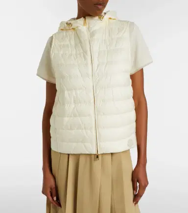 Moncler Hylesine wool and cotton-blend down jacket | Thumbnail 4 Moncler Hylesine wool and cotton-blend down jacket | Thumbnail 4