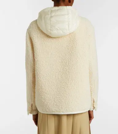 Moncler Hylesine wool and cotton-blend down jacket | Thumbnail 6 Moncler Hylesine wool and cotton-blend down jacket | Thumbnail 6