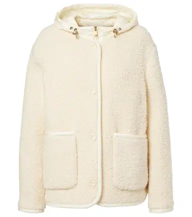 Moncler Hylesine wool and cotton-blend down jacket | Thumbnail 1 Moncler Hylesine wool and cotton-blend down jacket | Thumbnail 1