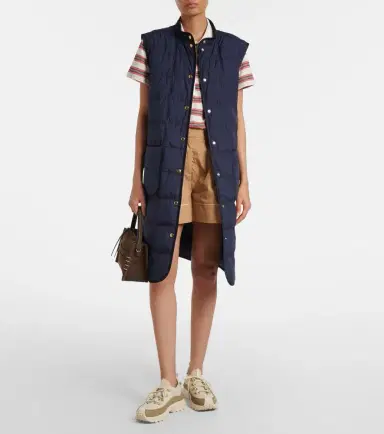 Moncler Cygnette belted quilted down vest | Thumbnail 4 Moncler Cygnette belted quilted down vest | Thumbnail 4