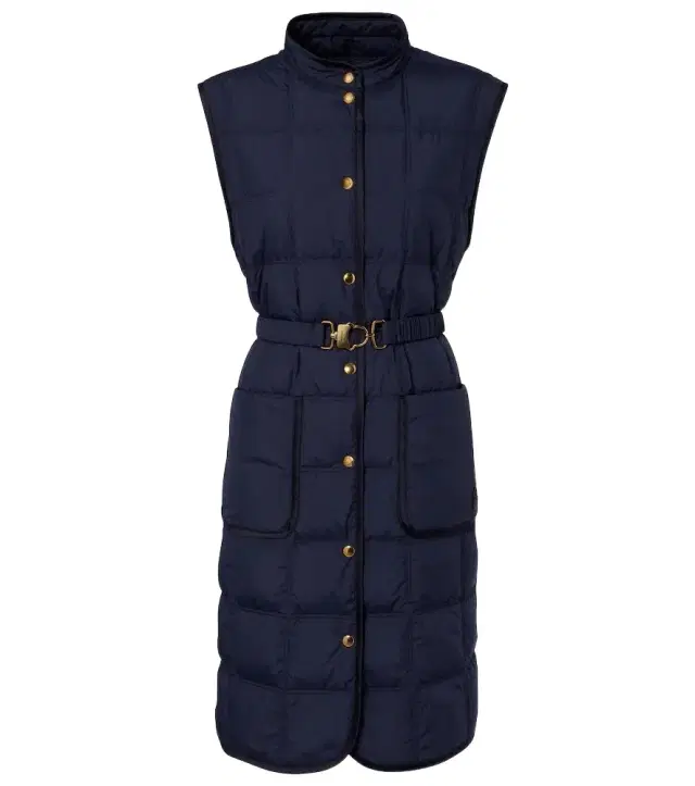 Moncler Cygnette belted quilted down vest