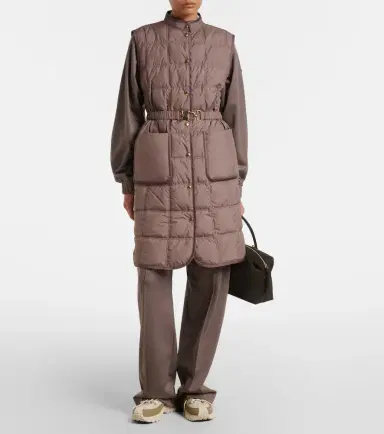 Moncler Cygnette belted quilted down vest | Thumbnail 5 Moncler Cygnette belted quilted down vest | Thumbnail 5