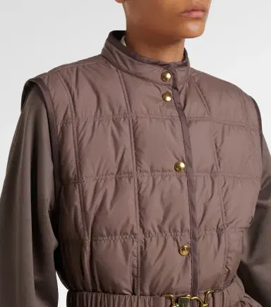 Moncler Cygnette belted quilted down vest | Thumbnail 6 Moncler Cygnette belted quilted down vest | Thumbnail 6