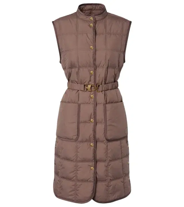 Moncler Cygnette belted quilted down vest