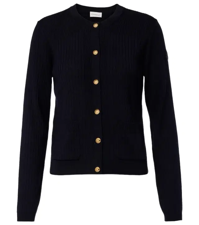 Wool-blend cardigan
