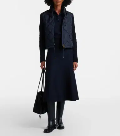 Moncler Wool-blend midi skirt | Thumbnail 3