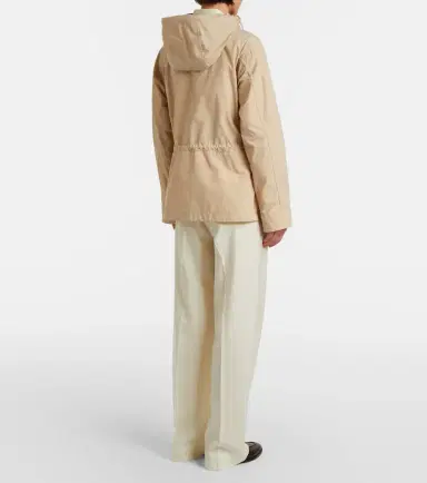 Moncler Pleated virgin wool straight pants | Thumbnail 3