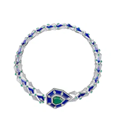 Kamyen 18kt white gold necklace with gemstones | Thumbnail 1