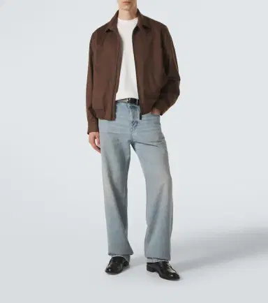 Moncler Leather-trimmed cotton jersey T-shirt | Thumbnail 2 Moncler Leather-trimmed cotton jersey T-shirt | Thumbnail 2