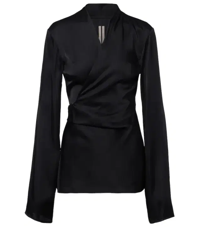 Rick Owens Laura satin wrap top