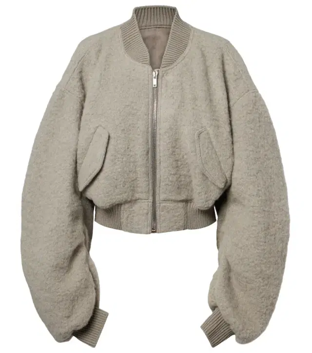 Rick Owens Secchia alpaca and wool-blend bomber jacket