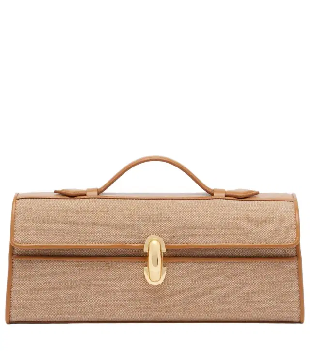 Savette Symmetry Slim Medium canvas top-handle bag