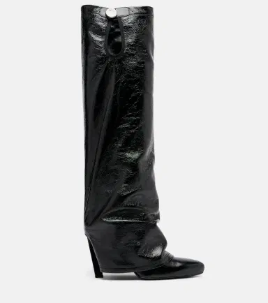 The Attico Leon patent leather knee-high boots | Thumbnail 2