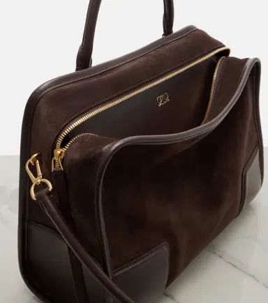 Loewe Amazona 180 Large suede tote bag | Thumbnail 2 Loewe Amazona 180 Large suede tote bag | Thumbnail 2