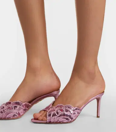 Aquazzura Ce Soir sequined mules | Thumbnail 6 Aquazzura Ce Soir sequined mules | Thumbnail 6
