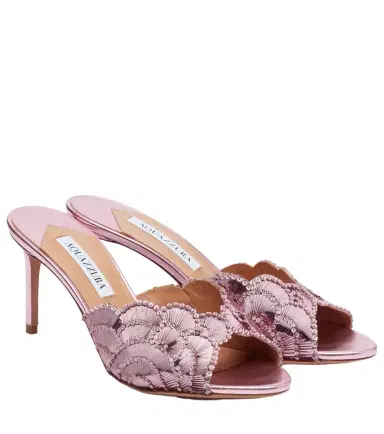 Aquazzura Ce Soir sequined mules | Thumbnail 1 Aquazzura Ce Soir sequined mules | Thumbnail 1