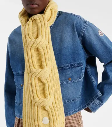 Moncler Cable-knit wool and cashmere scarf | Thumbnail 5 Moncler Cable-knit wool and cashmere scarf | Thumbnail 5