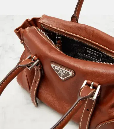 Prada Bonnie Small leather top-handle bag | Thumbnail 2