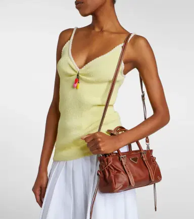 Prada Bonnie Small leather top-handle bag | Thumbnail 5