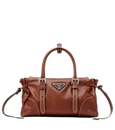 Prada Bonnie Small leather top-handle bag | Thumbnail 1