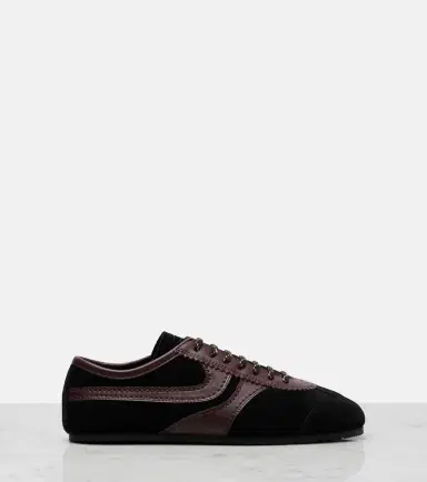 Dries Van Noten Suede and leather sneakers | Thumbnail 3 Dries Van Noten Suede and leather sneakers | Thumbnail 3