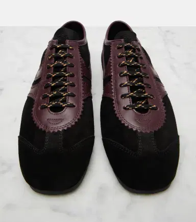 Dries Van Noten Suede and leather sneakers | Thumbnail 4 Dries Van Noten Suede and leather sneakers | Thumbnail 4