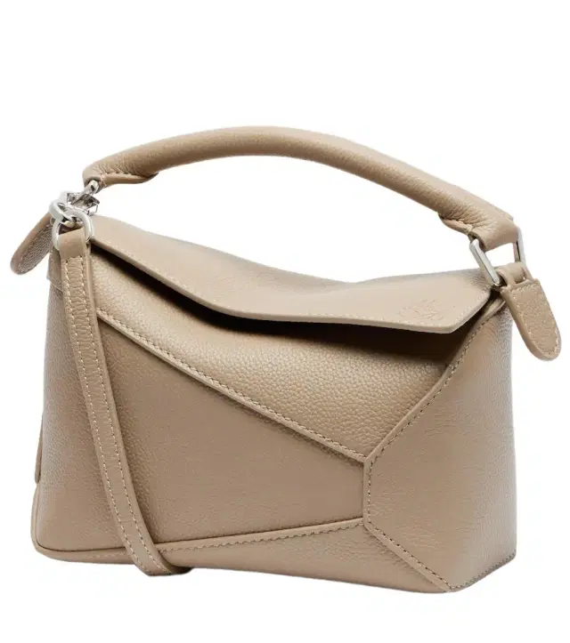 Puzzle Edge Mini leather top-handle bag