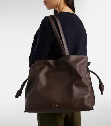 Loewe Flamenco Large leather tote bag | Thumbnail 6