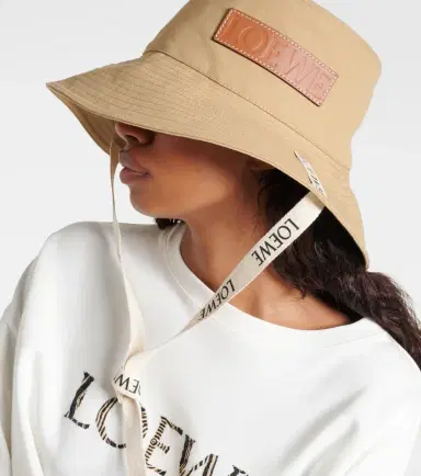 Loewe Logo canvas bucket hat | Thumbnail 4