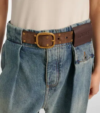 Loewe Studded suede belt | Thumbnail 2