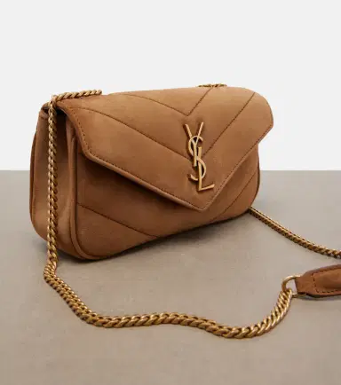 Saint Laurent Loulou Mini suede shoulder bag | Thumbnail 2