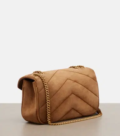 Saint Laurent Loulou Mini suede shoulder bag | Thumbnail 3
