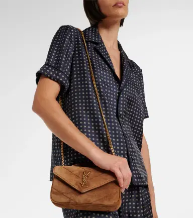 Saint Laurent Loulou Mini suede shoulder bag | Thumbnail 5