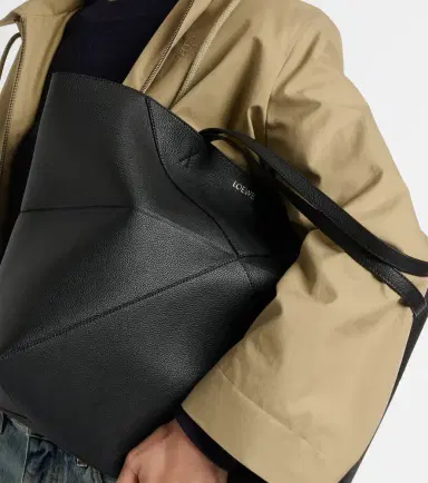 Loewe Puzzle Fold Large leather tote bag | Thumbnail 7