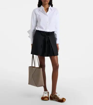 Loewe Puzzle Fold Medium leather tote bag | Thumbnail 4