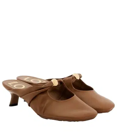 Loewe Pebble 45 leather mules | Thumbnail 1 Loewe Pebble 45 leather mules | Thumbnail 1