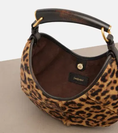 Saint Laurent Mombasa Small calf hair shoulder bag | Thumbnail 2