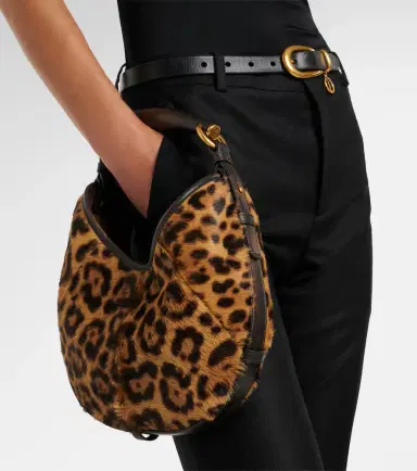 Saint Laurent Mombasa Small calf hair shoulder bag | Thumbnail 5