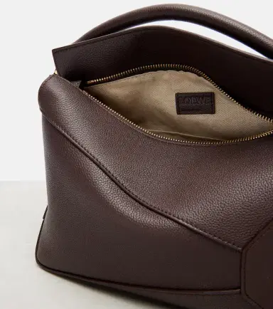 Loewe Puzzle Edge Small leather top-handle bag | Thumbnail 3 Loewe Puzzle Edge Small leather top-handle bag | Thumbnail 3