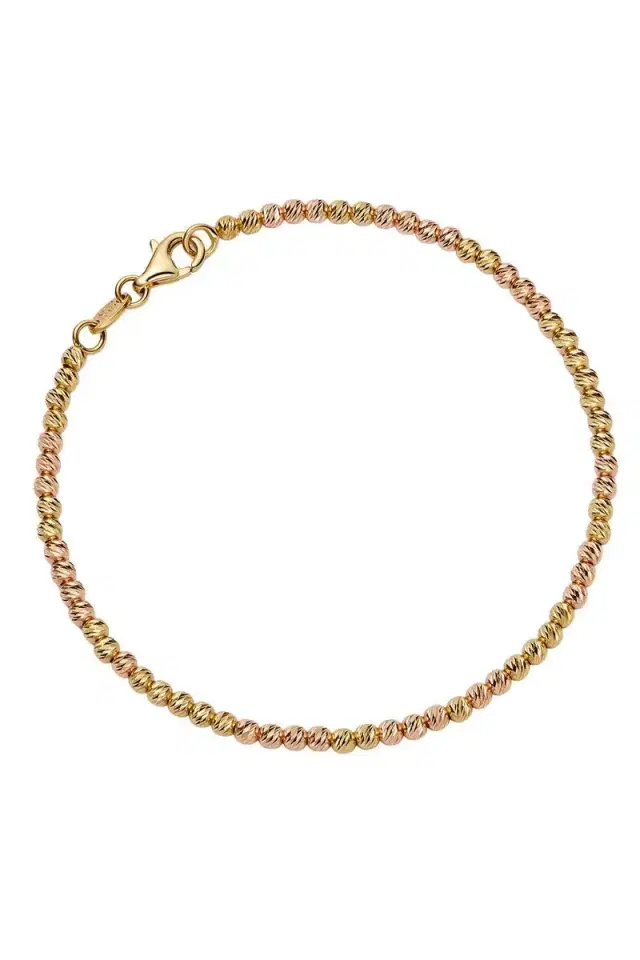 Carolina Bucci Disco Ball Braclet - Yellow Rose Gold