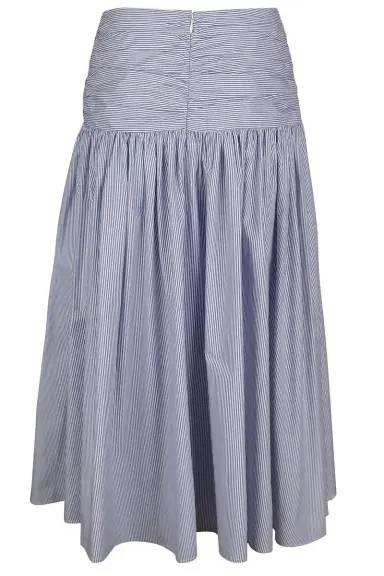 CHRISTY LYNN Maeve Skirt - Blue Stripe | Thumbnail 2