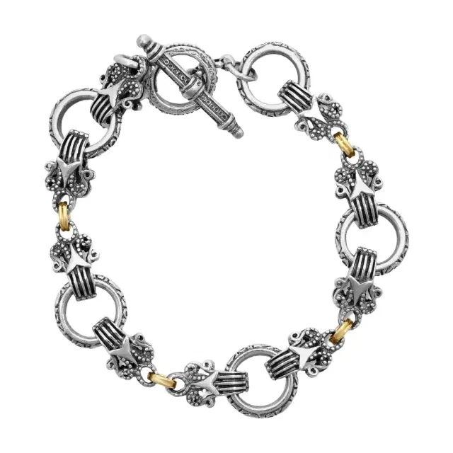 Konstantino Konstantino Archive Sterling Silver & 18K Yellow Gold Bracelet by The Solist