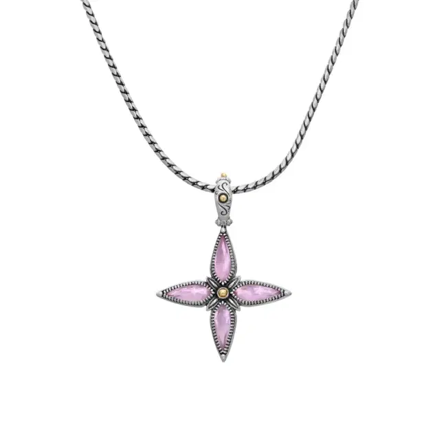 Konstantino Konstantino Gen K 2 Sterling Silver & 18K Yellow Gold Corundum Necklace by The Solist