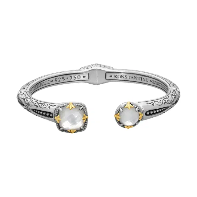 Konstantino Konstantino Gen K 2 Sterling Silver & 18K Yellow Gold MOP Bracelet by The Solist
