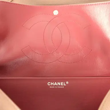 Chanel Chanel Maxi "Souplissimo" Small Flap Bag Brown Grained Calfskin Silver Hardware | Thumbnail 11