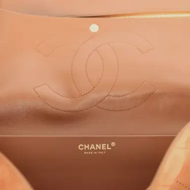 Chanel Chanel Maxi "Souplissimo" Small Flap Bag Camel Suede Gold Hardware | Thumbnail 11