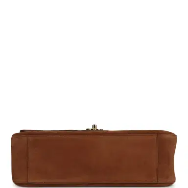 Chanel Chanel Maxi "Souplissimo" Small Flap Bag Camel Suede Gold Hardware | Thumbnail 6