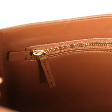 Chanel Chanel Maxi "Souplissimo" Small Flap Bag Camel Suede Gold Hardware | Thumbnail 9
